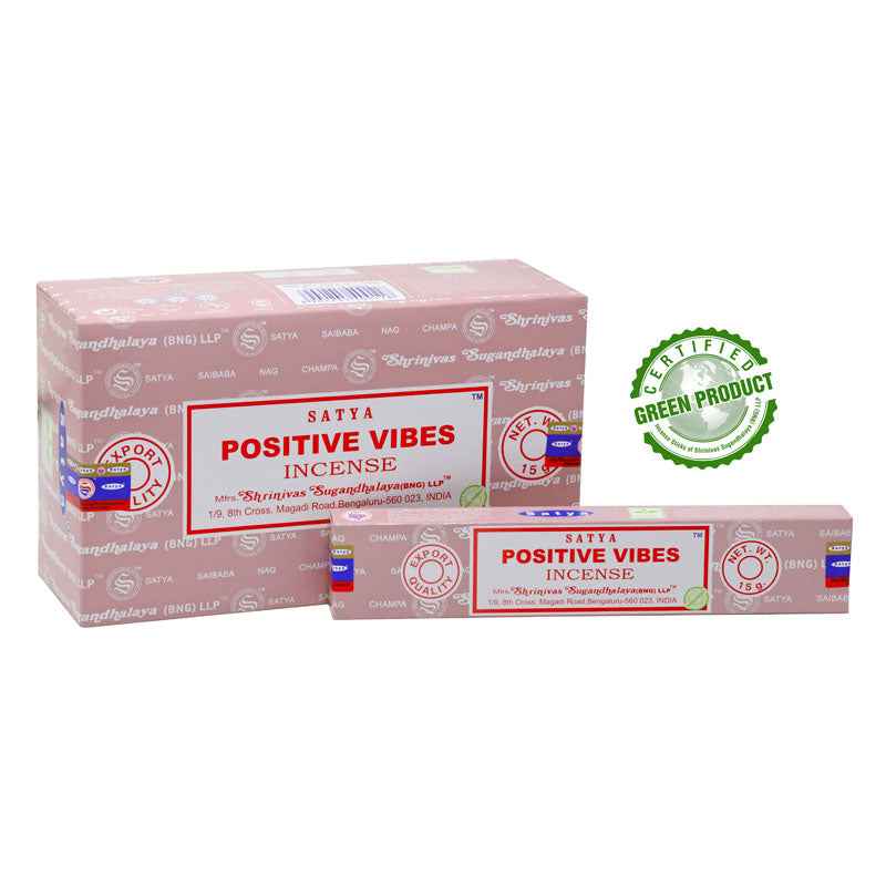 Positive Vibes Incense Full Box - Satya