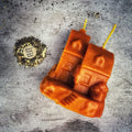 Beeswax Happy House Spell Candle - Home Protection, Harmony & Blessings Magic