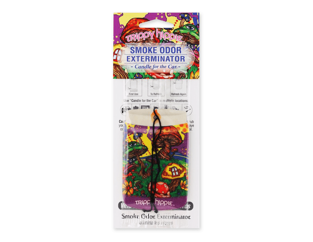 Trippy Hippie Car Freshener - Smoke Odor Exterminator