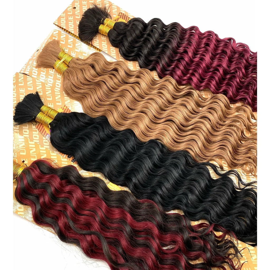 Unique's New Deep Bulk / 100% Human Hair 24"