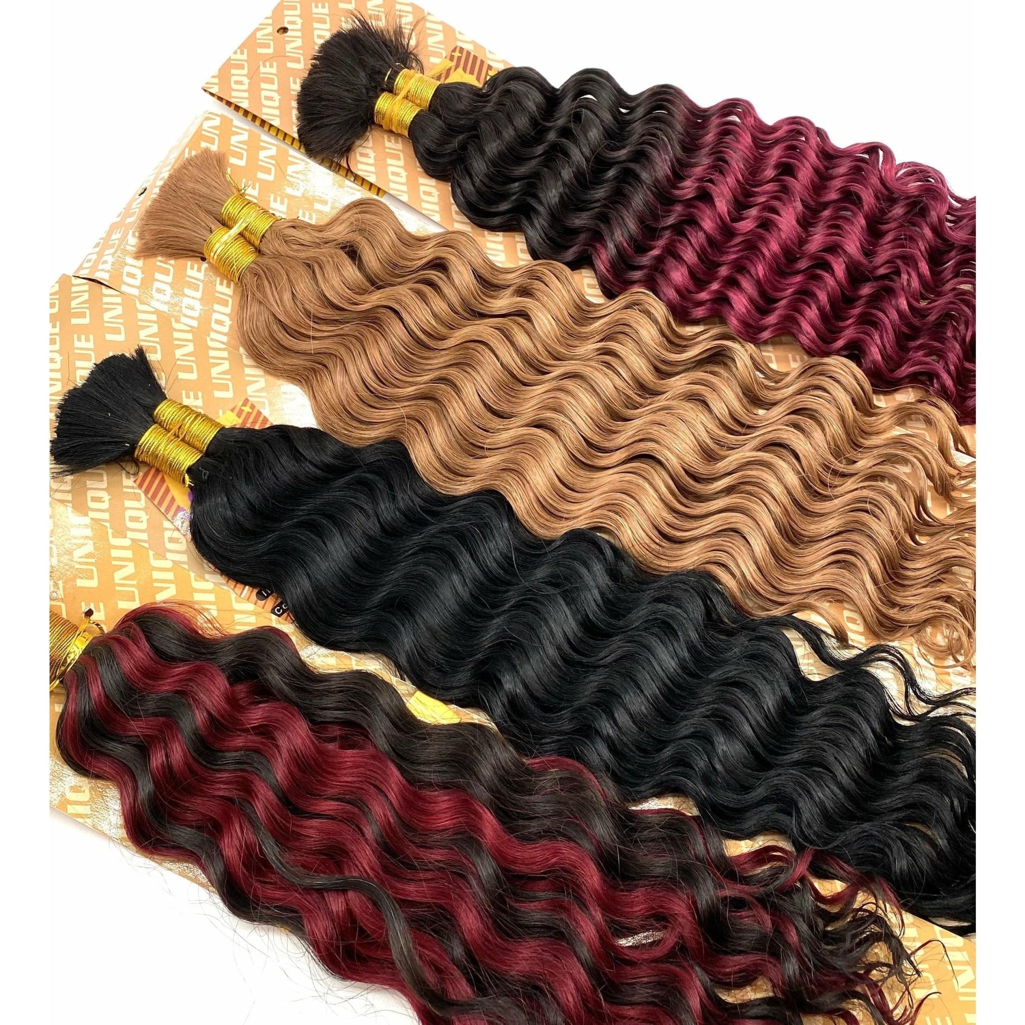 Unique's New Deep Bulk / 100% Human Hair 24"