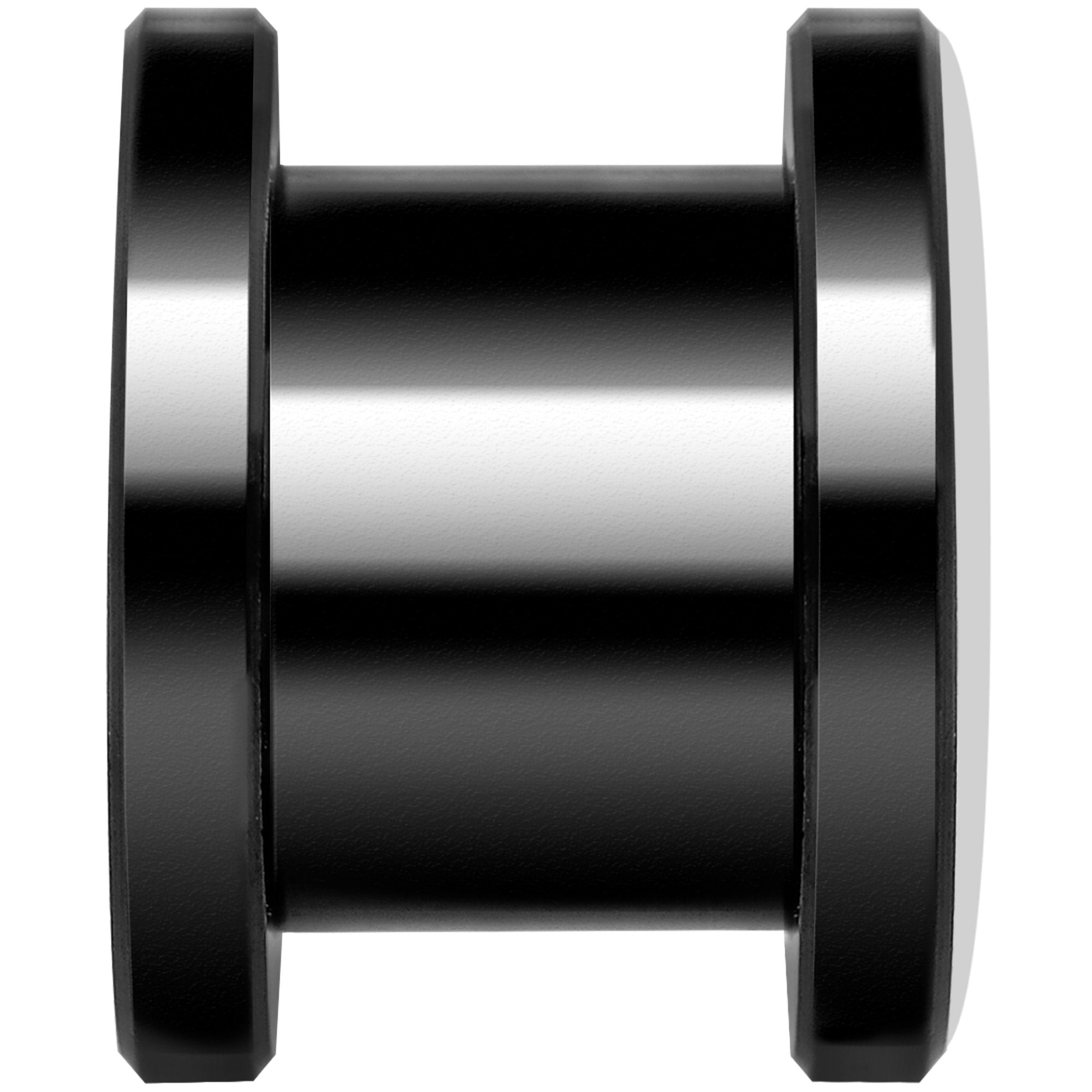 Pink Grenade Black Anodized Screw Fit Plug Set 00G