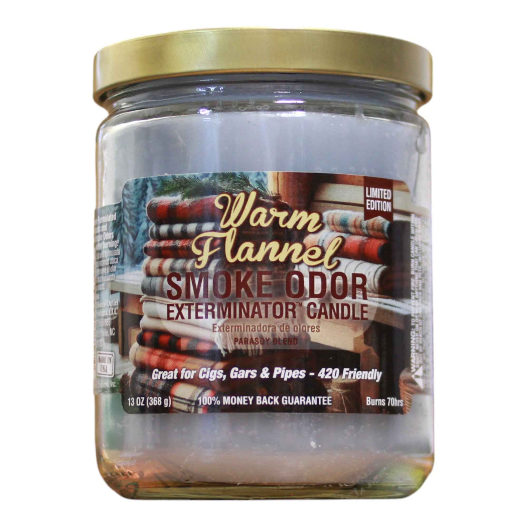 Warm Flannel Candle - Smoke Odor Exterminator